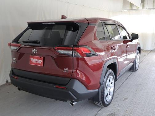Ruby Red Flare 2025 Toyota RAV4 LE
