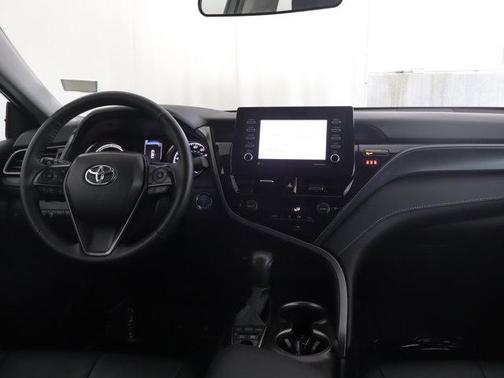 Midnight Black Metallic 2024 Toyota Camry Hybrid SE