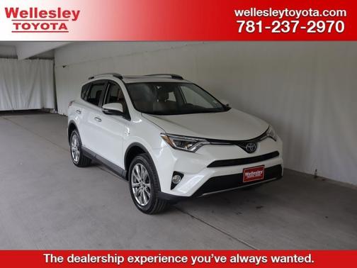 Blizzard Pearl 2017 Toyota RAV4 Hybrid Limited