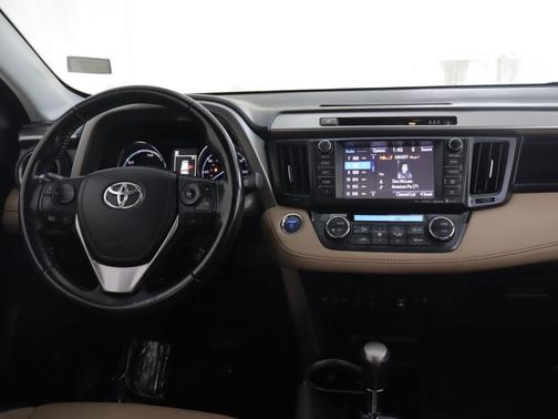 Blizzard Pearl 2017 Toyota RAV4 Hybrid Limited