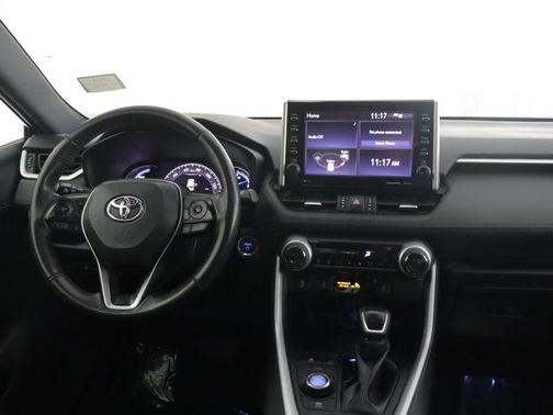 Blizzard Pearl/Midnight Black Metallic 2022 Toyota RAV4 Hybrid SE