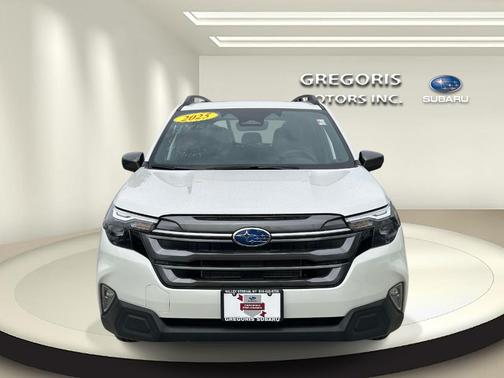 White 2025 Subaru Forester Hybrid