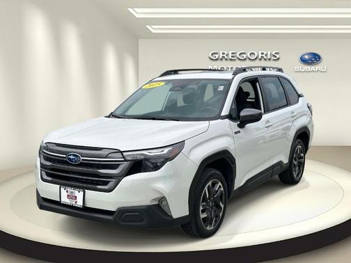 White 2025 Subaru Forester Hybrid
