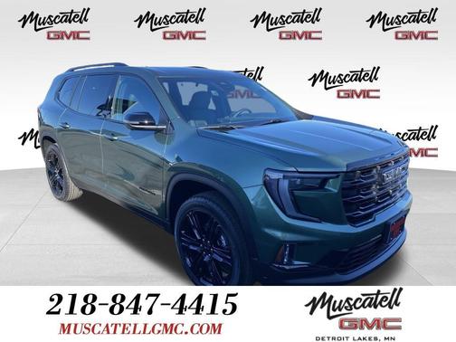 Green Metallic 2027 GMC Acadia ELEVATION