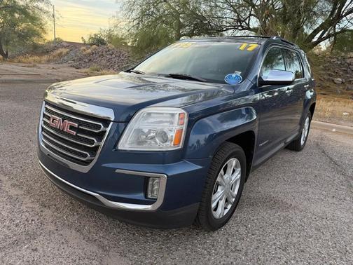 Blue 2017 GMC Terrain SLT