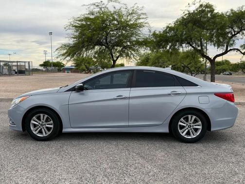 Blue 2014 Hyundai SONATA GLS