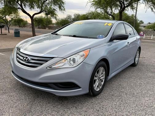 Blue 2014 Hyundai SONATA GLS