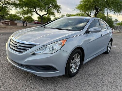Blue 2014 Hyundai SONATA GLS