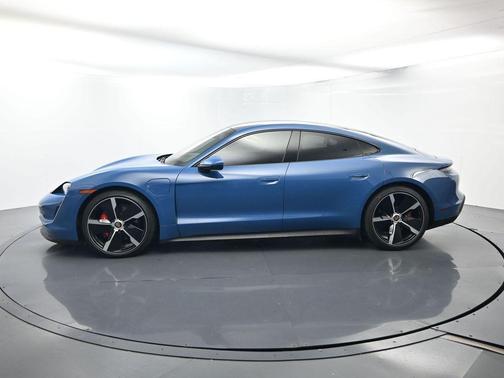 Neptune Blue 2021 Porsche Taycan 4S