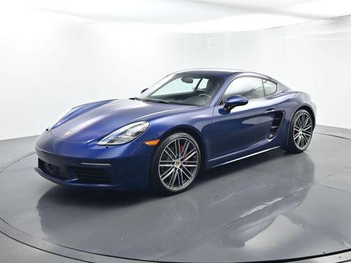 Gentian Blue Metallic 2025 Porsche 718 Cayman S