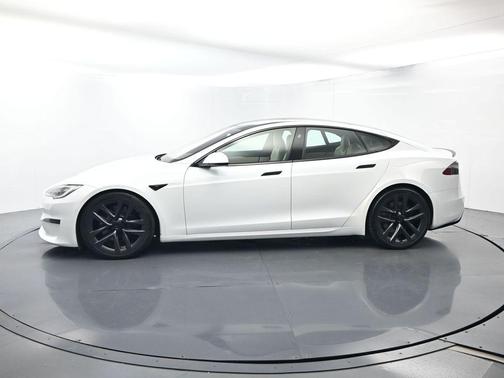 White 2021 Tesla Model S Plaid