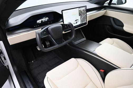 White 2021 Tesla Model S Plaid