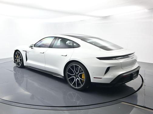 White 2026 Porsche Taycan Turbo S