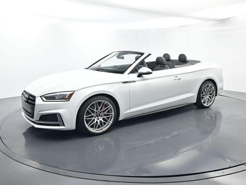 Glacier White Metallic w/ Black Roof 2018 Audi S5 3.0T Premium Plus