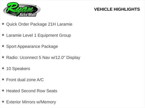 2025 RAM 1500 Laramie