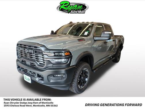 Ceramic Gray Clearcoat 2026 RAM 2500 Warlock Crew Cab 4x4 6'4' Box