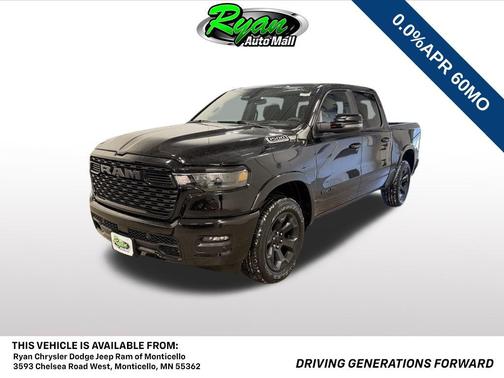 Diamond Black Crystal Pearlcoat 2026 RAM 1500 Big Horn/Lone Star