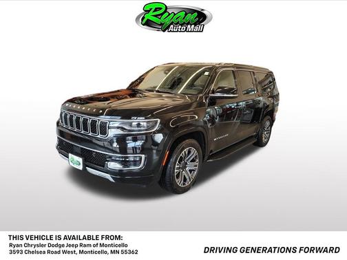 Diamond Black Crystal Pearlcoat 2024 Jeep Wagoneer L Series II 4x4