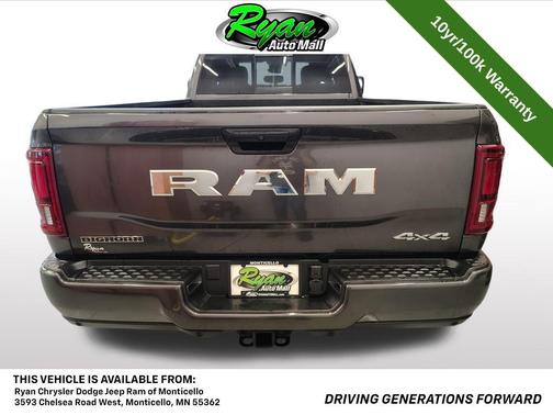 2026 RAM 3500 Big Horn Crew Cab 4x4 8' Box