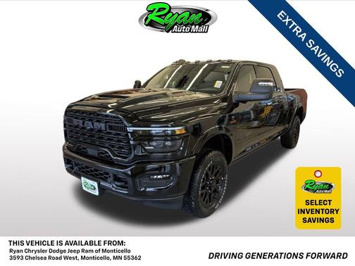2026 RAM 3500 Limited Mega Cab 4x4 6'4' Box