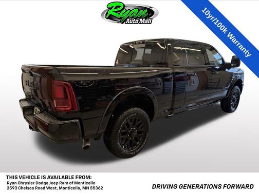 2026 RAM 3500 Limited Mega Cab 4x4 6'4' Box