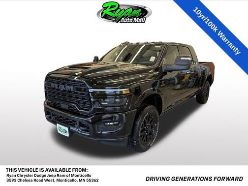 2026 RAM 3500 Limited Mega Cab 4x4 6'4' Box