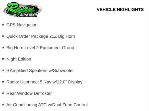 2025 RAM 1500 Big Horn/Lone Star
