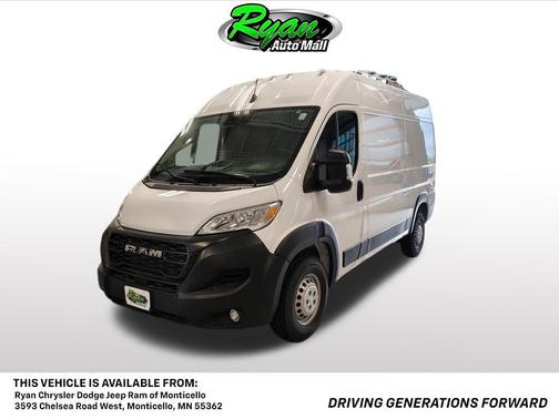 Bright White Clearcoat 2024 RAM ProMaster 2500 Tradesman