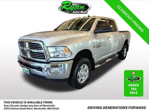 Bright Silver Metallic Clearcoat 2016 RAM 2500 Big Horn