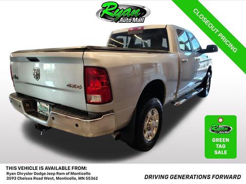 Bright Silver Metallic Clearcoat 2016 RAM 2500 Big Horn