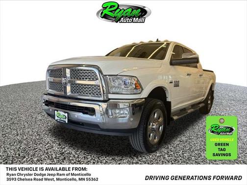 2017 RAM 3500 Laramie Mega Cab 4x4 6'4' Box