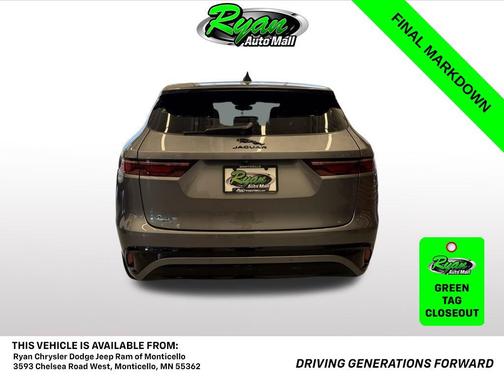 2025 Jaguar F-PACE R-Dynamic S P250 AWD Automatic