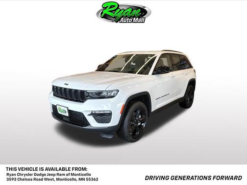 Bright White Clearcoat 2025 Jeep Grand Cherokee Limited
