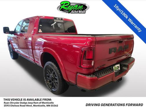 2026 RAM 3500 Limited Mega Cab 4x4 6'4' Box