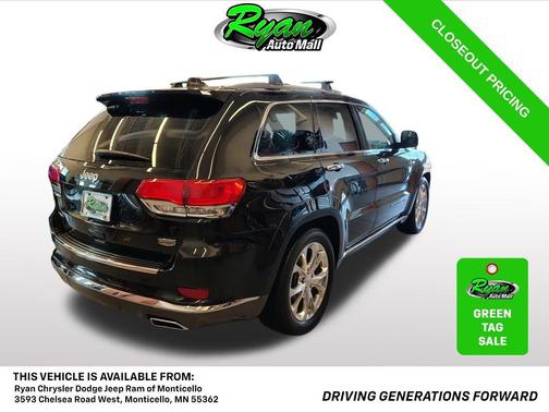 Diamond Black Crystal Pearlcoat 2020 Jeep Grand Cherokee Summit