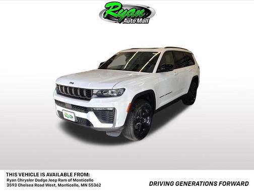 Bright White Clearcoat 2026 Jeep Grand Cherokee L Limited