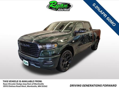 Serrano Green Metallic 2026 RAM 1500 Laramie