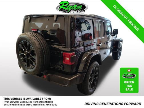 Black Clearcoat 2025 Jeep Wrangler 4xe Sahara