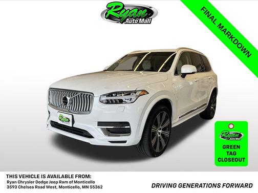 2023 Volvo XC90 Recharge Plug-In Hybrid T8 Ultimate 6-Seater