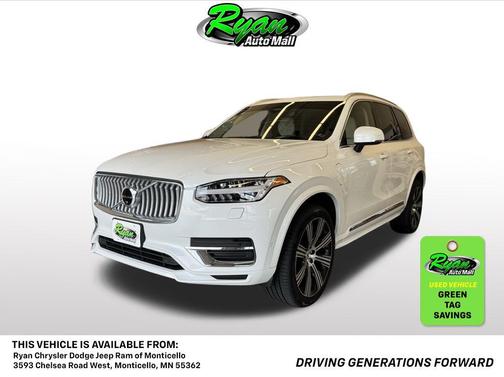 2023 Volvo XC90 Recharge Plug-In Hybrid T8 Ultimate 6-Seater