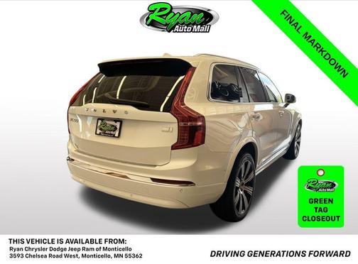 2023 Volvo XC90 Recharge Plug-In Hybrid T8 Ultimate 6-Seater