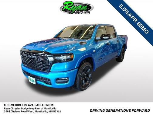 Hydro Blue Pearlcoat 2026 RAM 1500 Big Horn/Lone Star