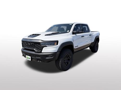 Bright White Clearcoat 2026 RAM 1500 RHO Crew Cab 4x4 5'7' Box
