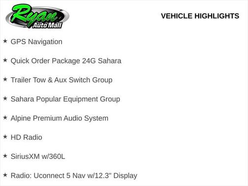 2025 Jeep Wrangler 4-Door Sahara 4x4