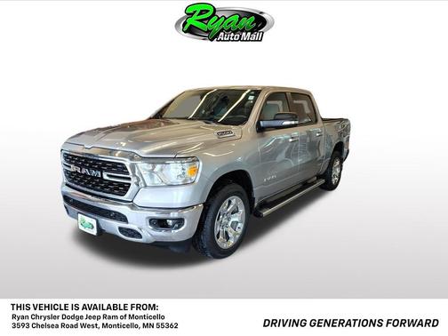 Billet Silver Metallic Clearcoat 2022 RAM 1500 Big Horn/Lone Star