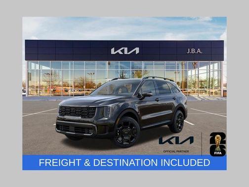 Ebony Black 2026 Kia Sorento X-Line SX Prestige