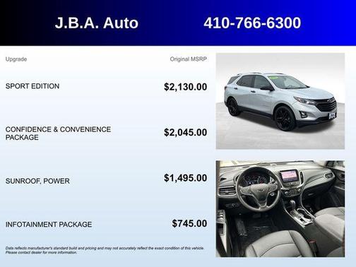 Silver Ice Metallic 2020 Chevrolet Equinox 2LT