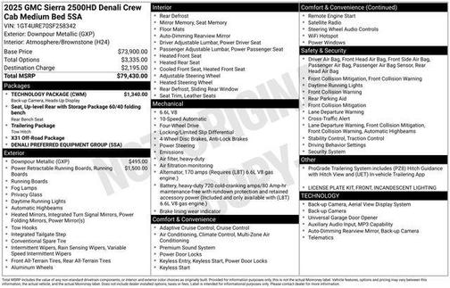 2025 GMC Sierra 2500 Denali