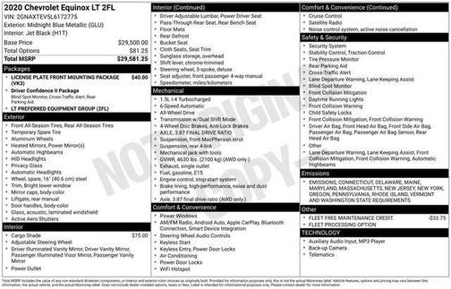 2020 Chevrolet Equinox 2LT