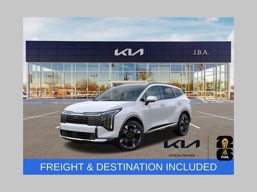 White Pearl 2026 Kia Sportage Hybrid SX-Prestige